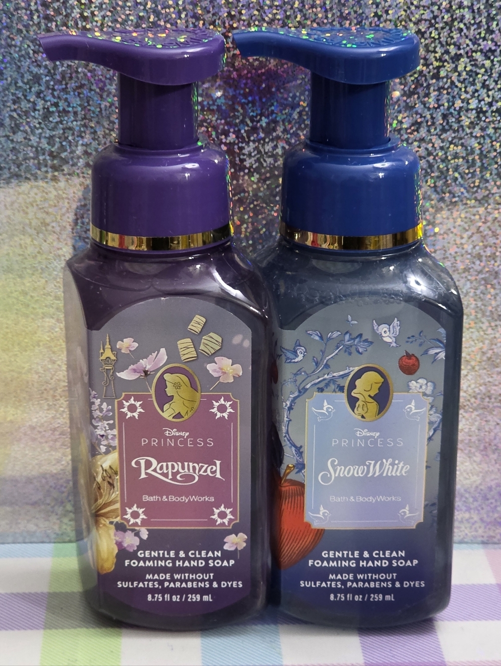 Bath & Body Works Disney Princess Rapunzel Snow White  Foaming Hand Soap Set NEW